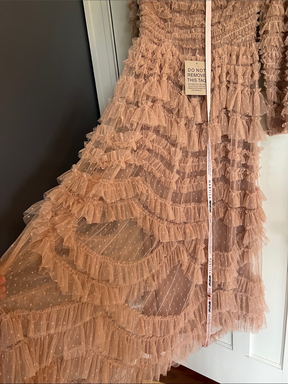 Hutch Blush Tiered Ruffle Long Sleeve Dress - Picture 5 of 6